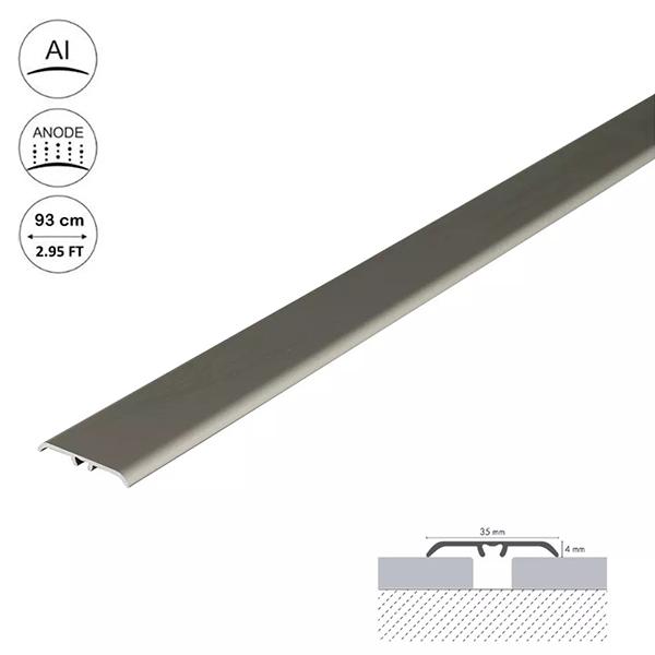 Aluminium 0.9m Door Bars Threshold Strip Transition Trim Laminate Tiles