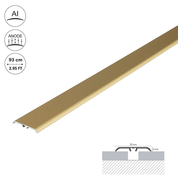 Aluminium 0.9m Door Bars Threshold Strip Transition Trim Laminate Tiles