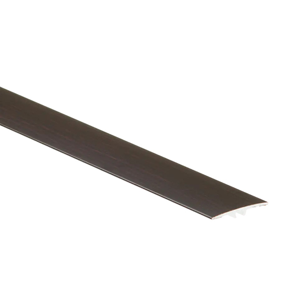 Flat Aluminium Wood Effect Door Edging Bar Trim Laminate Threshold - 1.8m Long 