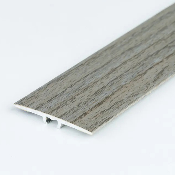 Flat Aluminium Wood Effect Door Edging Bar Trim Laminate Threshold - 1.8m Long 