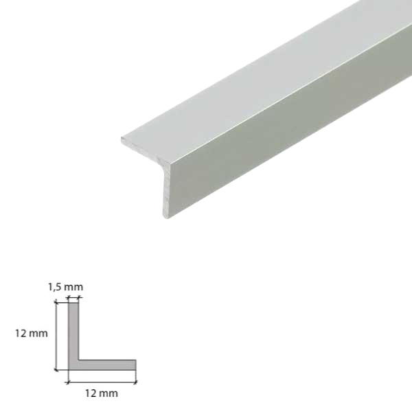 1 Meter Long Aluminium Angle Edging Corner Trim 