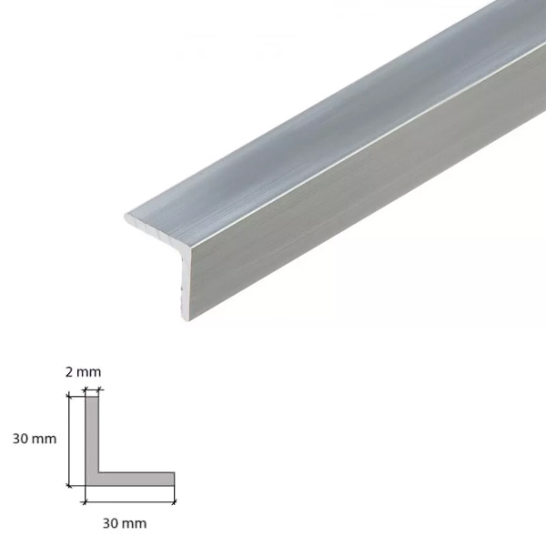 1 Meter Long Aluminium Angle Edging Corner Trim 