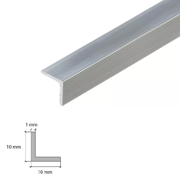 1 Meter Long Aluminium Angle Edging Corner Trim 