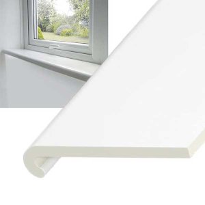 1 Meter Plastic PVC Sill Bullnose Capping Window Board Internal Cover 