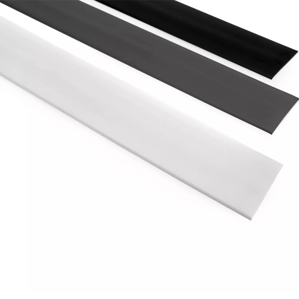 1m PVC Durable Flat Bar Transition Trim in Multiple Sizes