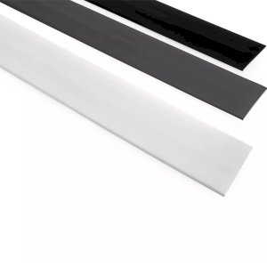 1m PVC Durable Flat Bar Transition Trim in Multiple Sizes