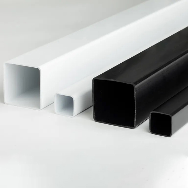 1 Metre Long PVC Square Pipe Plastic Box Section/Tubes