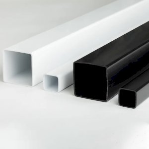 1 Metre Long PVC Square Pipe Plastic Box Section/Tubes