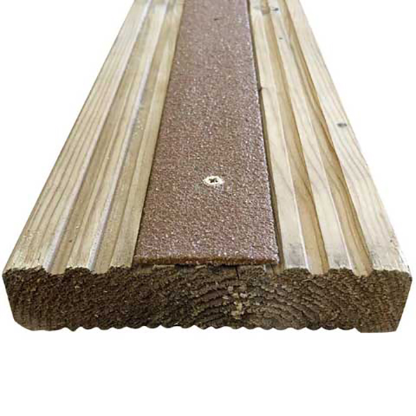 1000mm 5 Pieces GRP Anti Slip Decking Strips Free Drilling and Screws 