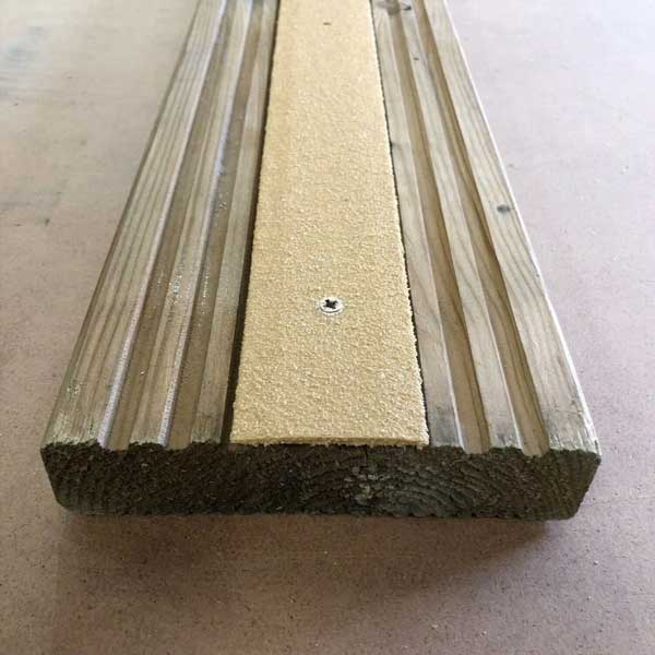 1200mm 20 Pieces GRP Anti Slip Decking Strips Free Drilling and Screws 