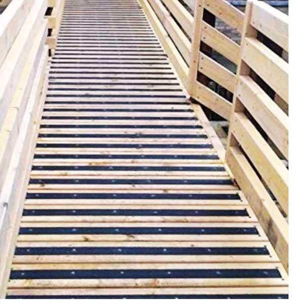 1200mm 20 Pieces GRP Anti Slip Decking Strips Free Drilling and Screws 