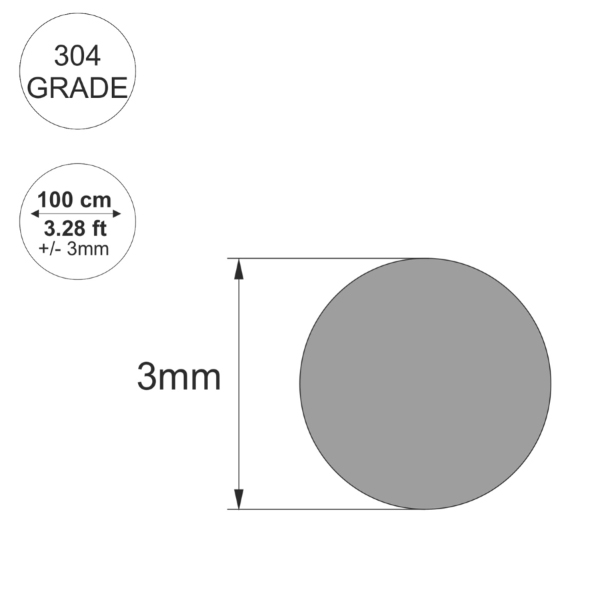 Stainless Steel Round Bar Steel Rod – GRADE 304