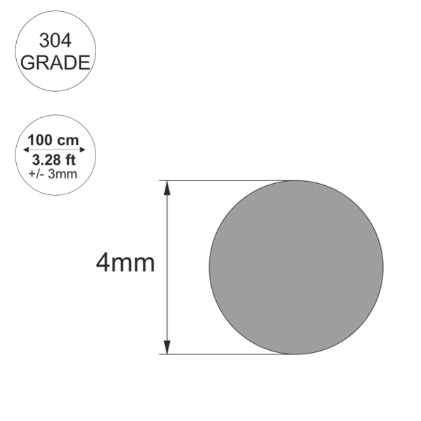 Stainless Steel Round Bar Steel Rod – GRADE 304