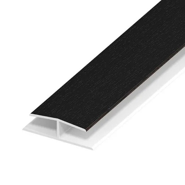 1m Soffit Joint H Trim - PVC Plastic Board Jointing Strip