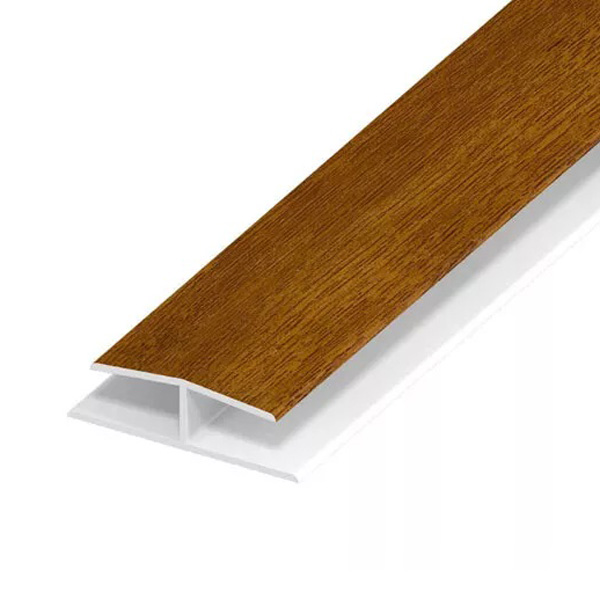 1m Soffit Joint H Trim - PVC Plastic Board Jointing Strip