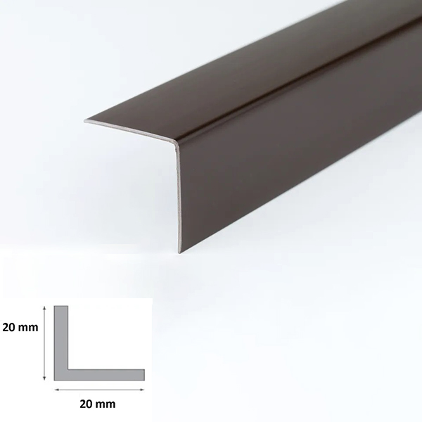 90 Degree 2.5m Plastic PVC Corner Angle Trim 