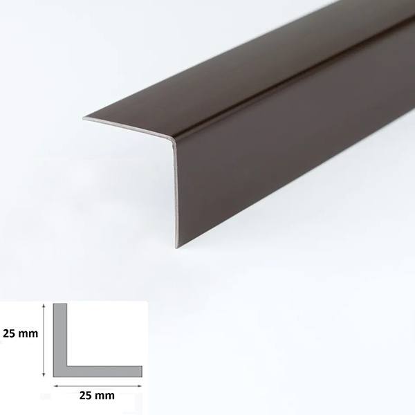 90 Degree 2.5m Plastic PVC Corner Angle Trim 