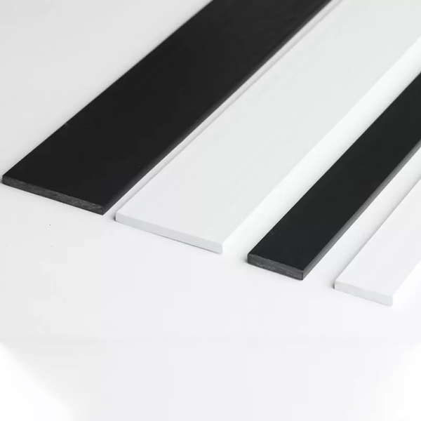 2.5m PVC Durable Flat Bar Trim Architrave Cover For All Floors