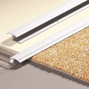 Carpet to Tile Wood Laminate Metal Z Door Bar Trim Threshold