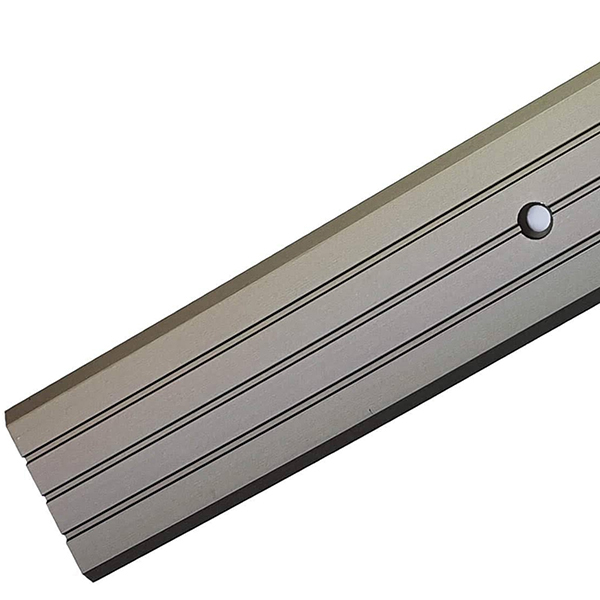 2M Robust Aluminium Rail Drilled For Doorways And Room Entryways