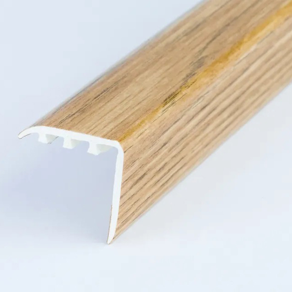 UPVC Wood Effect 30 x 30mm Stair Nosing Edge Trim 