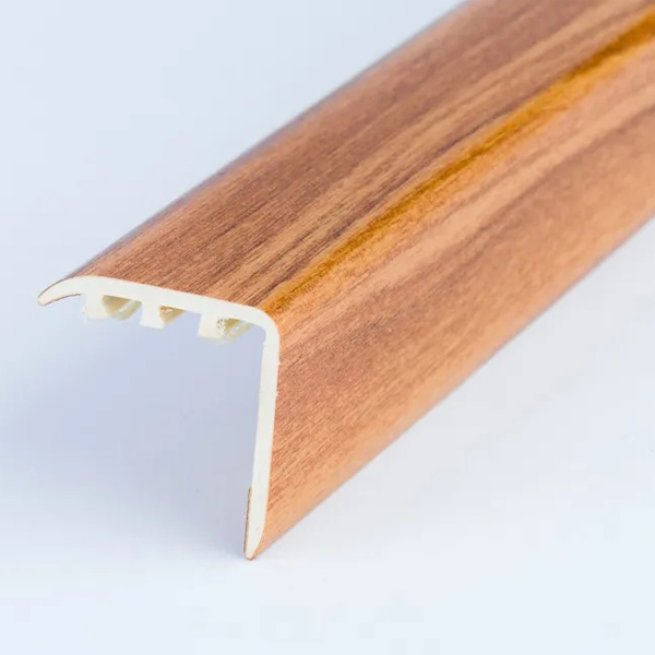 UPVC Wood Effect 30 x 30mm Stair Nosing Edge Trim 