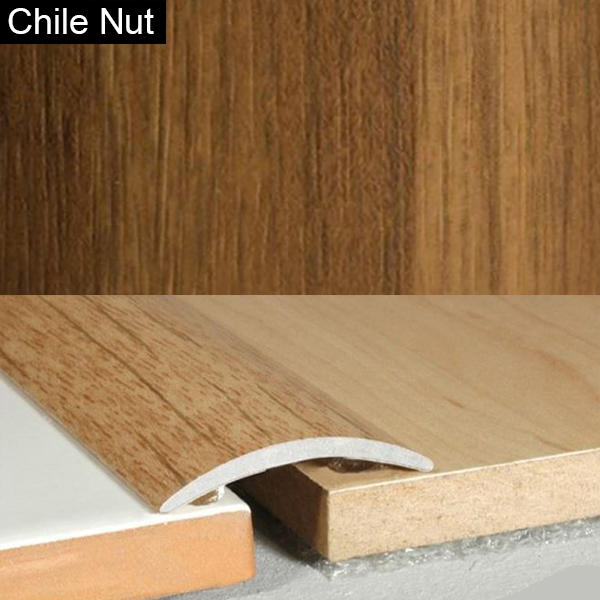 30mm Self Adhesive Aluminium Wood Effect Floor Edging Bar Strip Trim Threshold 