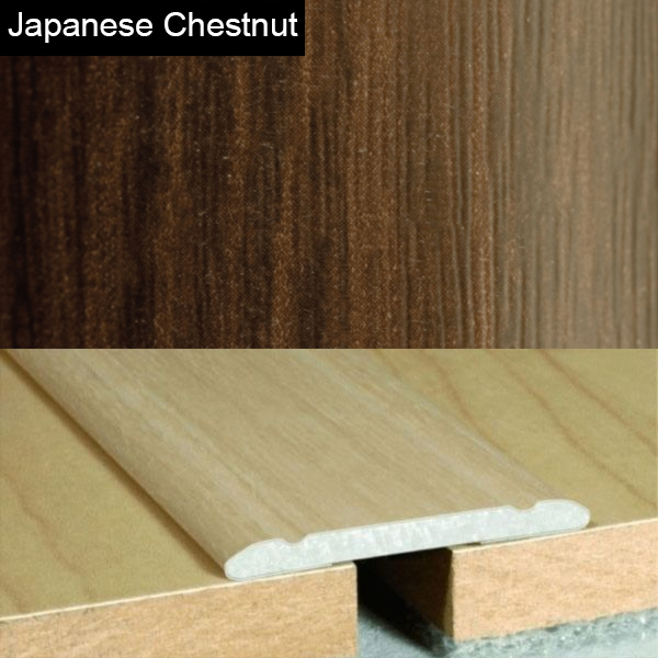 30mm Wide Aluminium Wood Effect Door Threashold Self Adhesive Door Floor Trim