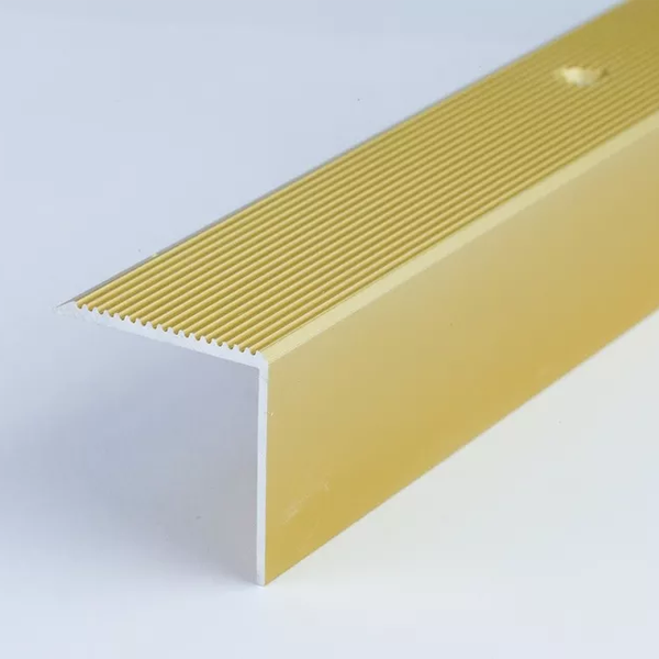 Anti Non Slip 30R Anodised 0.9m Long Aluminum Stair Edge Nosing Trim