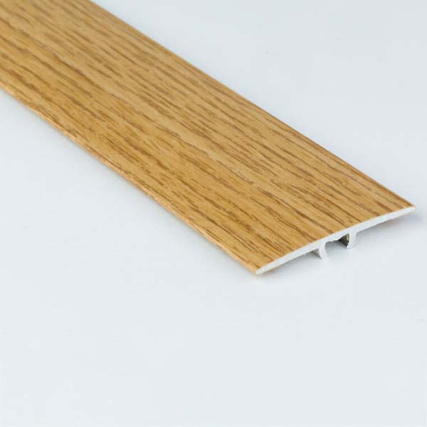 35mm Flat Aluminium Wood Effect Door Edging Bar Trim Threshold Laminate