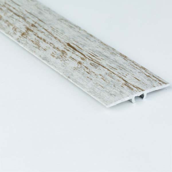 35mm Flat Aluminium Wood Effect Door Edging Bar Trim Threshold Laminate