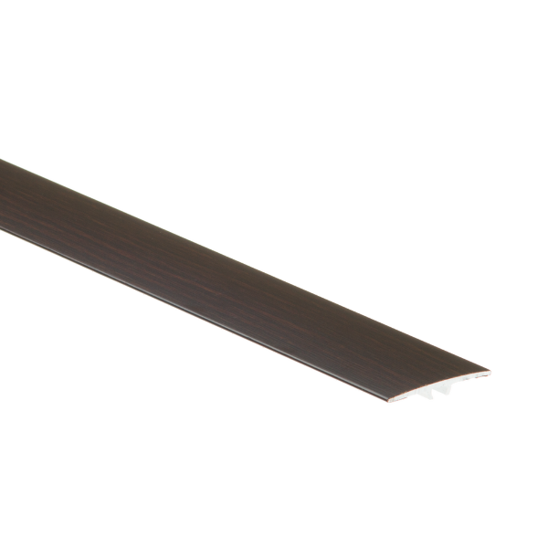 35mm Flat Aluminium Wood Effect Door Edging Bar Trim Threshold Laminate