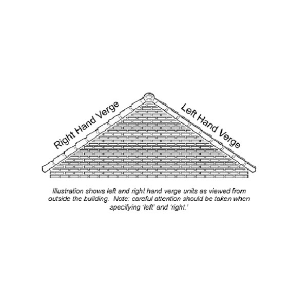 414mm UPVC  Dry Verge Units