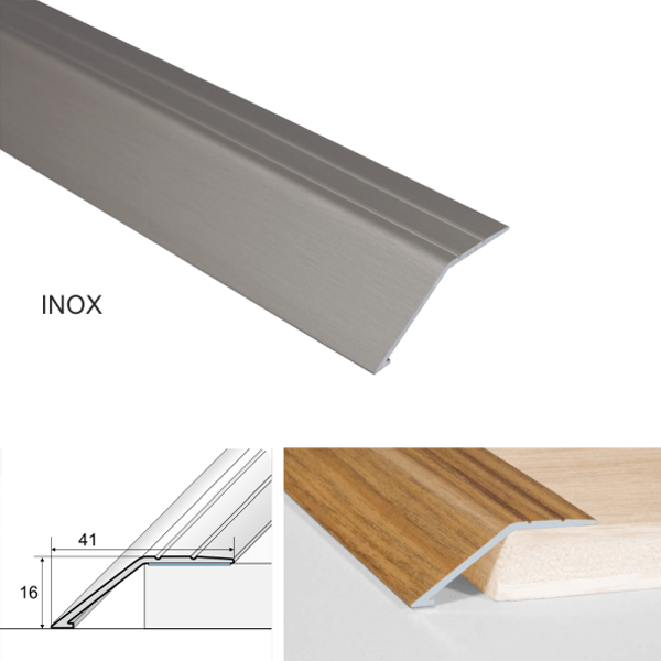 41mm Anodised Aluminium Door Threshold Screwfix Ramp Profile