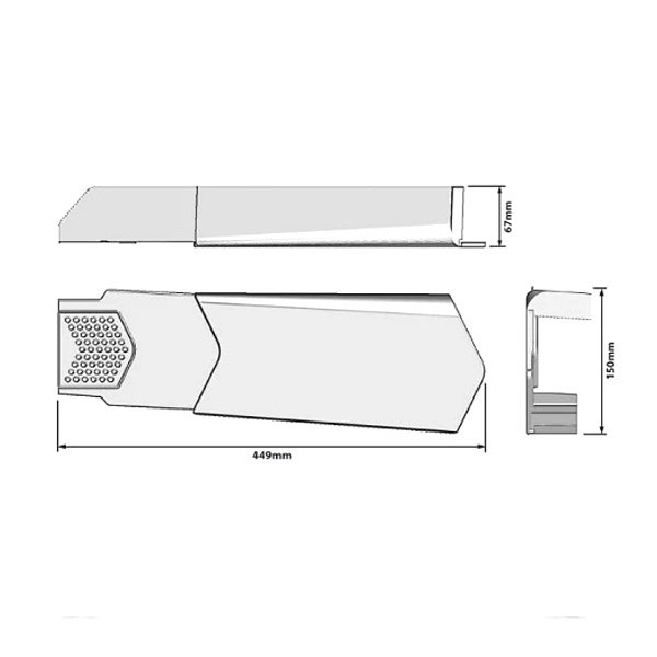 449mm Long Dry Verge Units