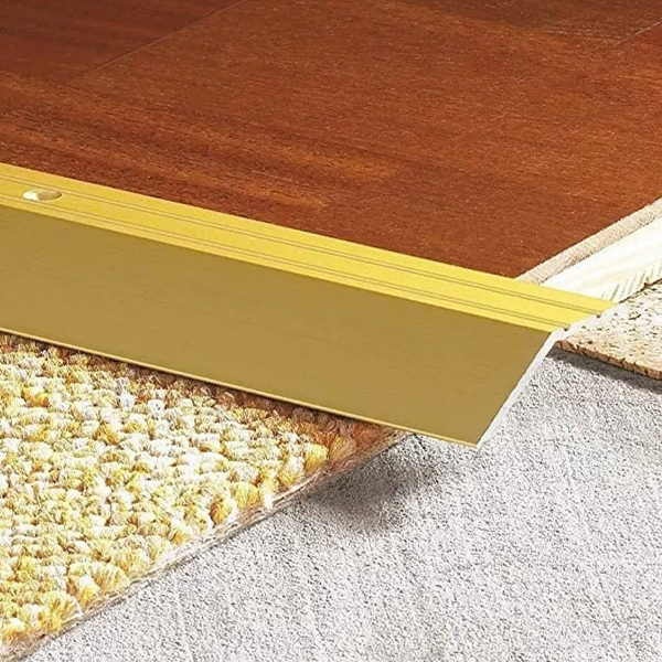 45mm x 16mm Aluminium Door Trim For Laminate Floors at Different Levels