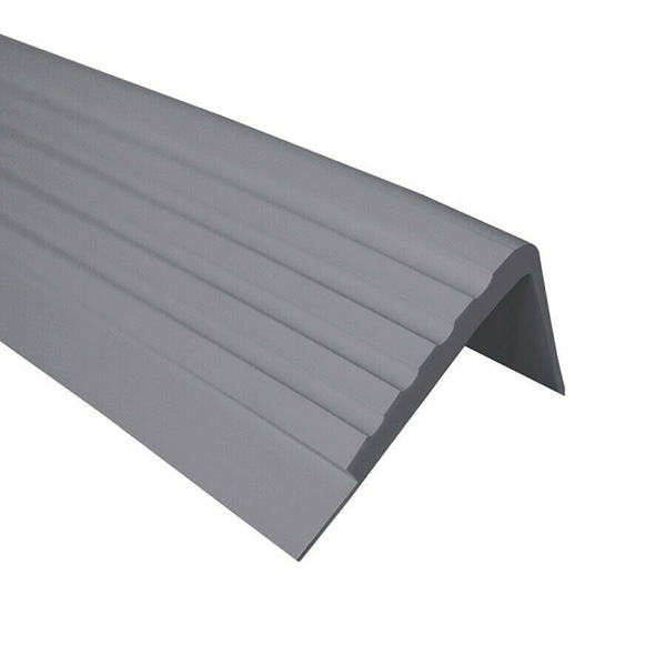 Anti/Non Slip 50 x 45mm Rubber Stair Nosing PVC Angle Step Edging Trim   