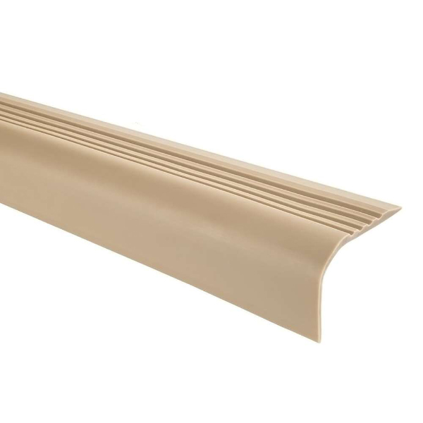 52mm x 40mm Bullnose Stair Nosing PVC Rubber Angle Step Edge