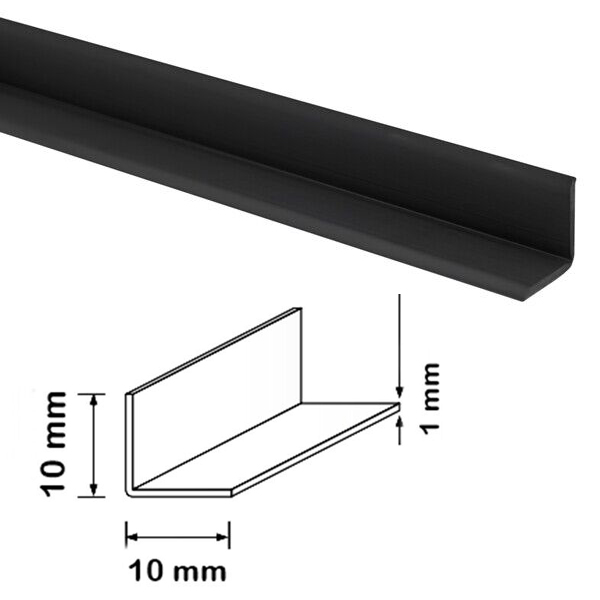 5m Plastic Pvc Corner 90 Degree Angle Trim Flexible Self Adhesive