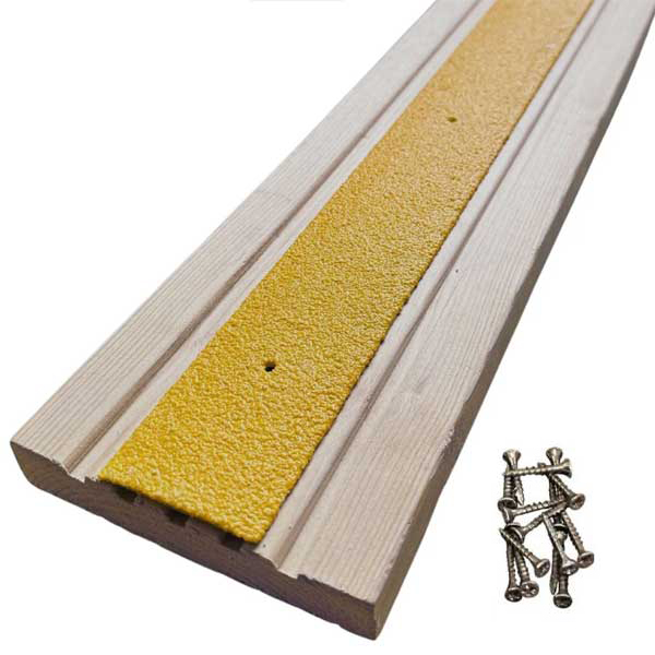 600mm 15 Pieces GRP Anti Slip Decking Strips Free Drilling and Screws 