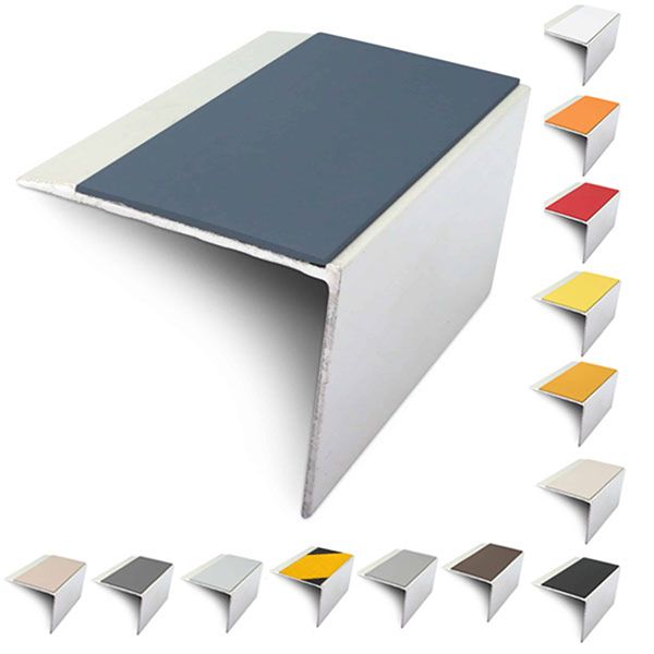 Aluminium Slimline Stairs Nosing 67mm X 55mm Slimline Stair Nosing