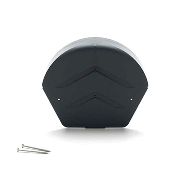 68mm Dry Verge Ridge End Cap with Fixing Screws