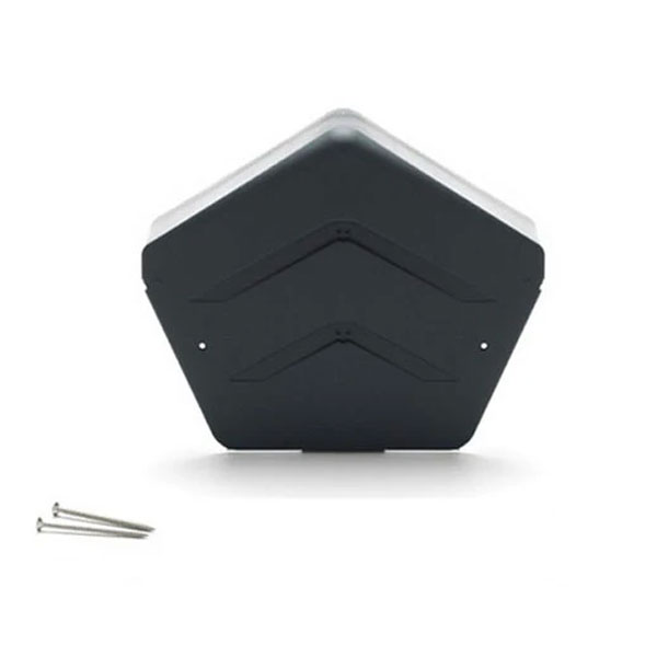 68mm Dry Verge Ridge End Cap with Fixing Screws