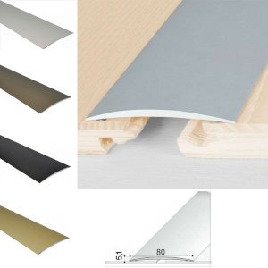 80mm Anodised Aluminium Self Adhesive Door Threshold Floor Trim