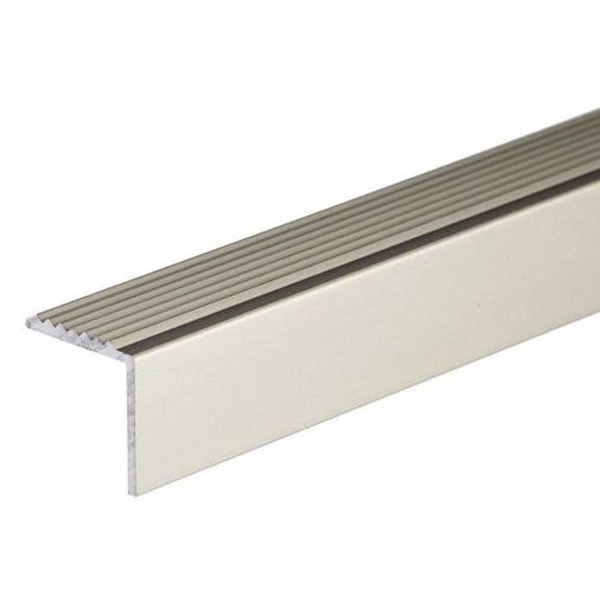  Aluminium Stair Edge Nosing Trim Ribbed Non Slip