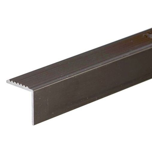  Aluminium Stair Edge Nosing Trim Ribbed Non Slip