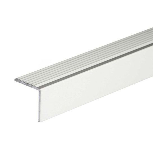  Aluminium Stair Edge Nosing Trim Ribbed Non Slip