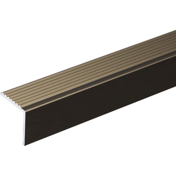  Aluminium Stair Edge Nosing Trim Ribbed Non Slip