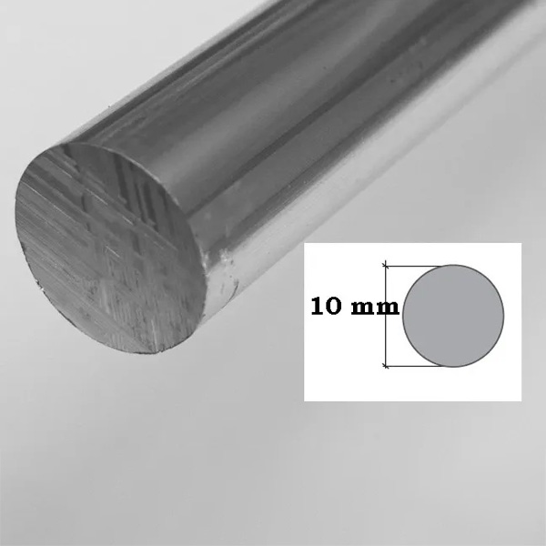 Aluminium Round Bar Rod - 1 Meter Long