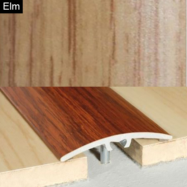 Aluminium Wood Effect Door Floor Bar Edge Trim - 40mm 